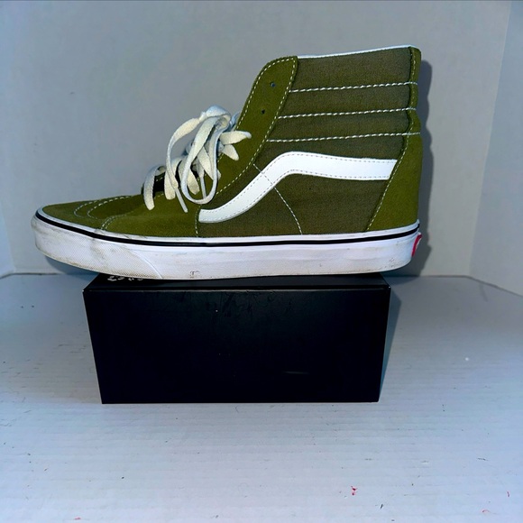Vans SK8-Hi Olive Green - Picture 1 of 10
